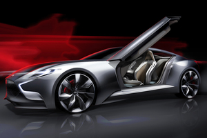 Hyundai's streamlined HND-9 is due to be unveiled at the Seoul Motor Show this week.
