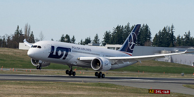 Boeing put a 787, built for LOT Polish Airlines, through its paces on a flight from its base near Seattle. Photo / Supplied