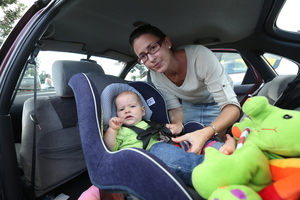 Michelle McKenzie and 6-month-old daughter, Neve. Photo / Chris Loufte