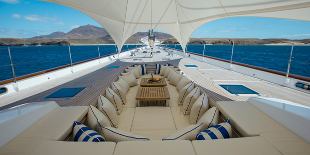 Post-renovation, superyacht Ethereal is still a luxuriously comfortable boat. Photo / Supplied