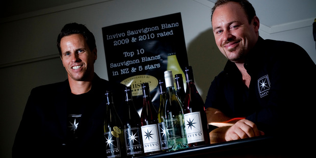 Invivo Wines New Zealand Ltd founders Tim Lightbourne (left) and Rob Cameron. China is becoming an important market for NZ wine. Photo / NZ Herald.