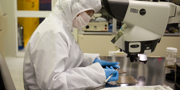 The Rakon factory in Mt Wellington, Auckland. Kiwi businesses spent $1.2 billion on research and development last year. Photo / Natalie Slade