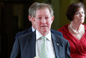 Housing Minister Nick Smith said he agreed with Auckland Council's policy of building up and out. Photo / Mark Mitchell