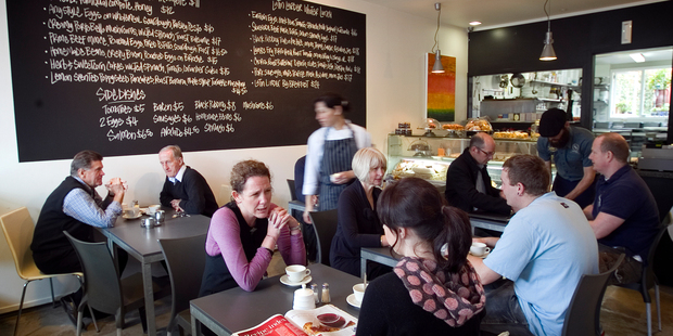 Latin Larder cafe, Takapuna. Cafes are among the few business allowed to stay open on Good Friday and Easter Sunday as long as they stick to strict rules. Photo / Natalie Slade