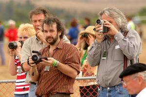 Filmmaker Peter Jackson at the 2005 Classic Fighters at Omaka Aerodrome in Blenheim. Photo / File