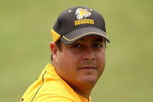 Ryder playing for the Wellington Firebirds. He had withdrawn indefinitely from international cricket. Photo / Greg Bowker