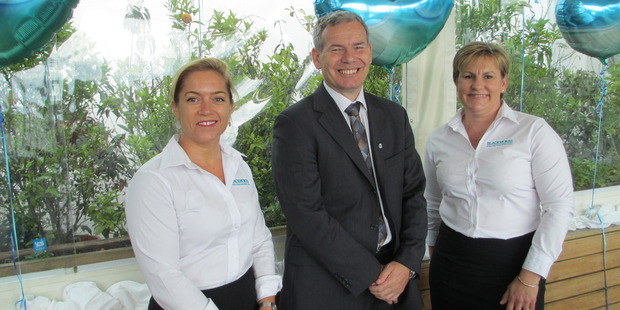 Lisa Munro (Blackmores) is joined by Michael Hart of the WWF and Talita Kendall of (Blackmores). Photo / Supplied