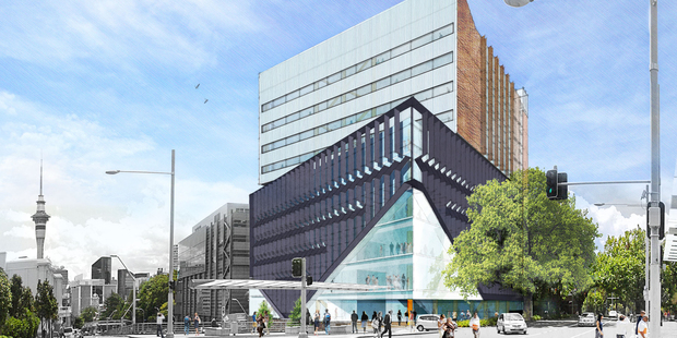 An architect's impression of the new Science Centre to be built at Auckland University. Photo / Supplied