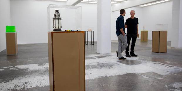 Hany Armanious' Power Nap, at Michael Lett's gallery. Photo / Greg Bowker