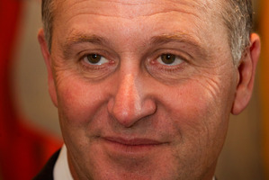 John Key believes a 73 per cent payrise is "realistic". Photograph / Alan Gibson.