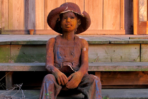 Statues of slaves in Louisiana serve as a reminder to the state's slavery past. Photo / Getty Images