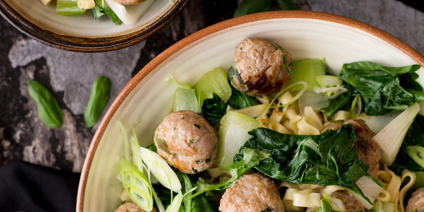 Pork noodle bowl. Photo / Babiche Martens