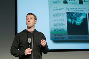 Mark Zuckerberg. Photo / AP