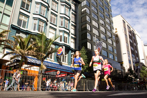 The downtown area will grind to a halt as Auckland hosts a leg of the world triathlon series. Photo / Michael Craig