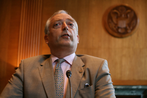 British Climate Change denier Christopher Monckton talking about global warming in 2009. Photo / supplied