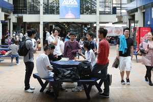 Education providers' revenue increased despite a drop in the numbers of visas issued. Photo / Greg Bowker