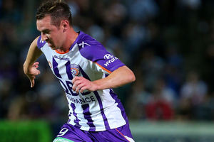 Perth Glory striker Shane Smeltz. Photo / Getty Images.