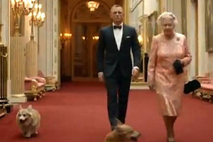 The Queen with Bond star Daniel Craig. Photo/supplied