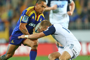 The Blues have won 13 of the 20 games played between these two teams, although two of the Highlanders' seven wins came last year. Photo / Getty Images