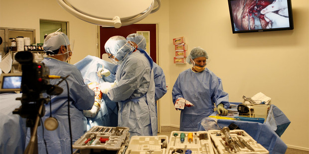 A spinal operation costing $160,000 topped the list of most expensive bills paid by Southern Cross, New Zealand's biggest health insurer. File photo / Dean Purcell