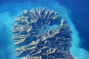 A view of Banks Peninsula taken from space by NASA astronaut Thomas Marshburn. Photo / Thomas Marshburn