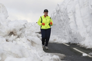 The start of summer time was marked by a temperature of -11C in Braemar, Scotland. Photo / AP