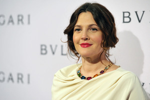 Drew Barrymore says she developed odd facial hair when pregnant with her first child, Olive. Photo / AP