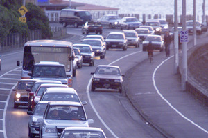 The lights on Tamaki Drive will all be upgraded. Photo / Martin Sykes