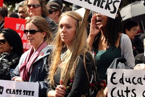 Teachers will protest across the country on Saturday. Photo / Janna Dixon