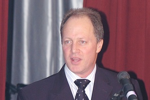 170605bf12 Placemakers cheif executive, Dave Worley, speaks at the Master Builders awards on Friday PICTURE BY BEN FRASER THE DAILY POST