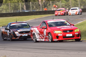 Check out the Transtasman duel between V8 utes at Pukekohe this weekend. Photo / APN