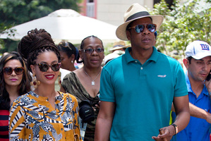 Beyonce and Jay-Z in Cuba. Photo / AP