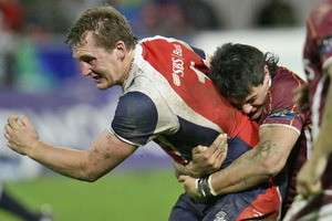 Sam Prattley in action for Tasman. Photo / Getty Images