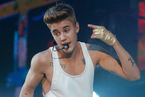 Justin Bieber has courted criticism for a comment left in a guestbook at the Anne Frank House museum. Photo / AP