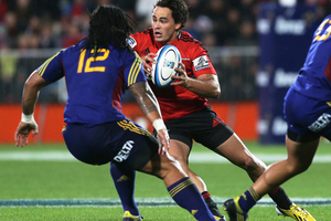 Zac Guildford of the Crusaders in action during the round 10 Super Rugby match between the Crusaders and the Highlanders. Photo / Getty Images.