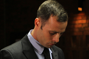 South African Paralympian Oscar Pistorius, who is accused of murdering his girlfriend, will not be welcome at the Anniversary Games at London's Olympic Park this year, organisers say. Photo / Getty.