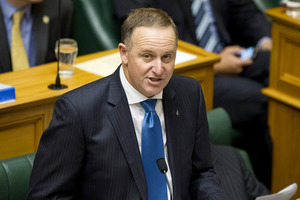John Key's support removed much of the conservative opposition that the bill sponsored. Photo / Mark Mitchell