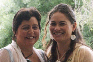 Labour MP Louisa Wall (right) and partner Prue. Photo / Supplied