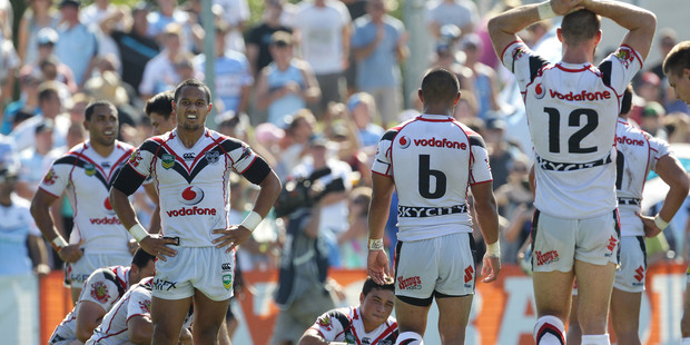 One win from six equals the Warriors' worst start to an NRL season in the club's 19-year history. Photo / Getty Images