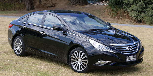 Hyundai i45 sedan. Photo / David Linklater