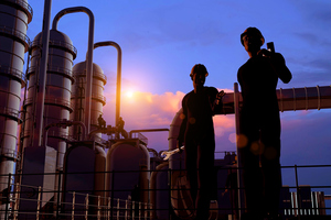 Woodside Petroleum's oil production was affected in the last quarter by an extreme cyclone season. Photo / Getty Images
