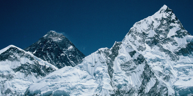 The icy peaks of Mt Everest. Photo / Supplied