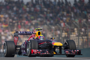 Red Bull driver Mark Webber during the Chinese Formula One Grand Prix in Shanghai. Photo / AP