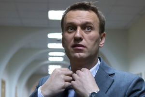 Supporters of Russian opposition activist Alexey Navalny say his trial is an attempt by the Putin Government to muzzle him. Photo / AP