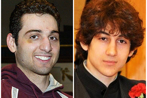 Tamerlan Tsarnaev, left, and Dzhokhar Tsarnaev. Photo / AP