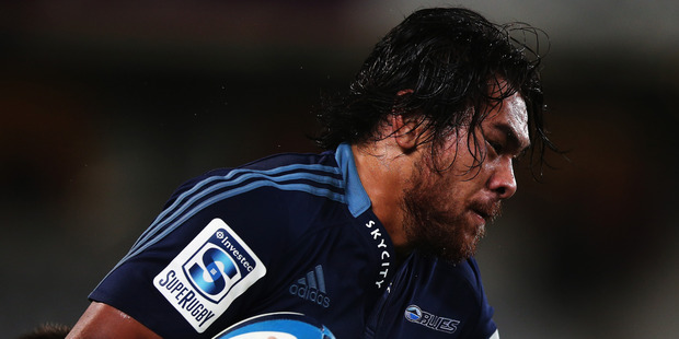 Steven Luatua of the Blues. Photo / Getty Images.