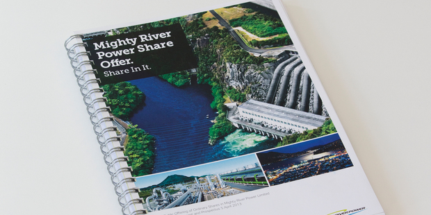 The Mighty River Power share offer was put on hold overnight. Photo / Brett Phibbs