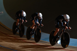The New Zealand women's pursuit team of Lauren Ellis, Jaime Nielsen and Alison Shanks will not be going to the world champs. Photo / Getty Images
