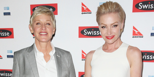 Portia de Rossi is happy to grow old with wife, Ellen DeGeneres. Photo / Getty Images
