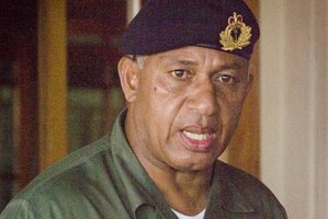 Commodore Frank Bainimarama. Photo / Supplied